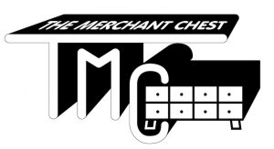 The Merchant chest Property maintenance logo in black and white